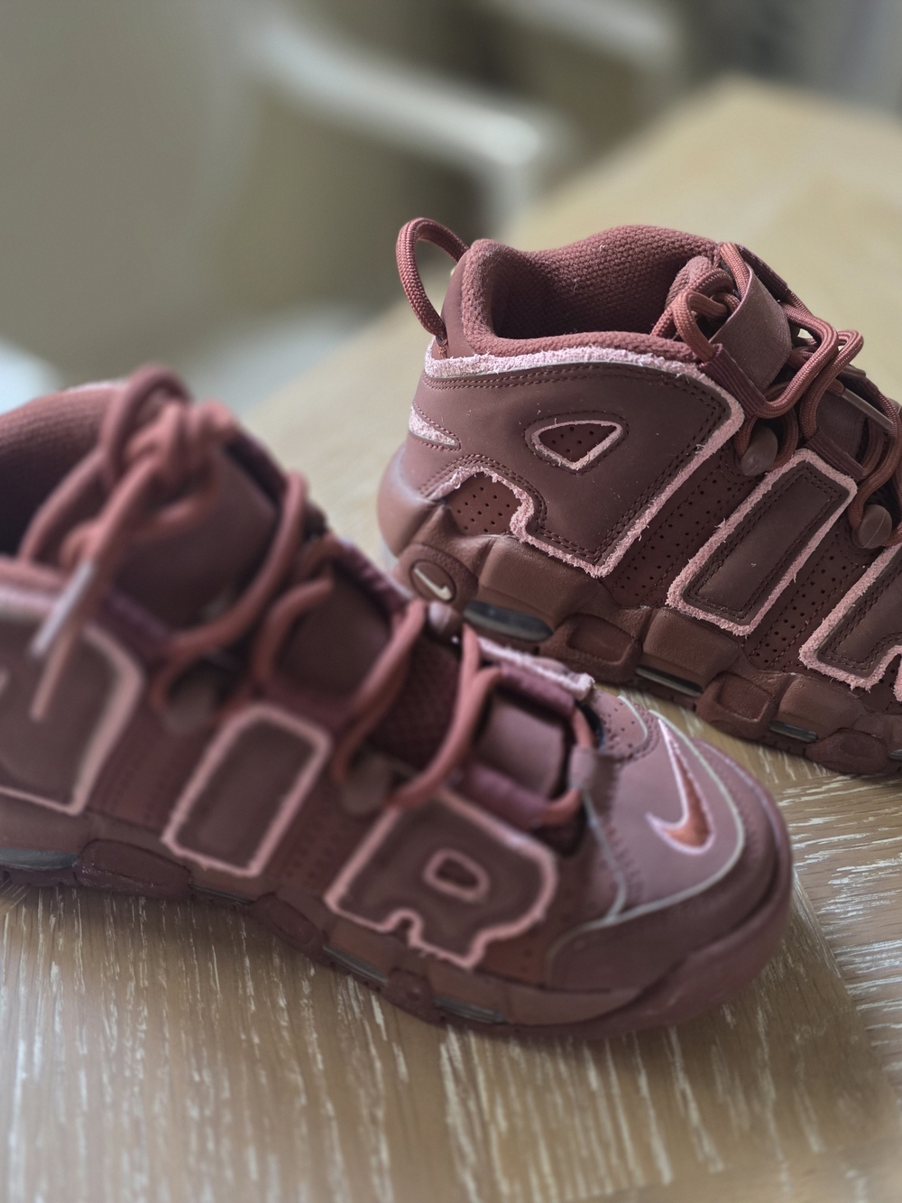 Nike Kids Rose Mauve High-Top Sneakers